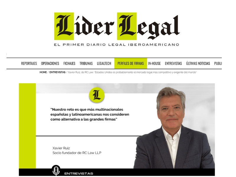 Entrevista Lider Legal Xavier Ruiz